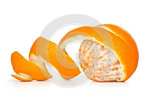 Orange peeled skin