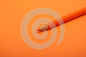 Orange pencil