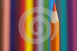 Orange pencil