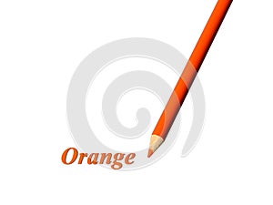 Orange Pencil