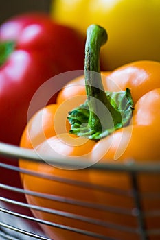 Orange peppers
