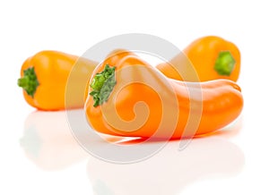 Orange peppers (capsicum)