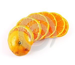 Orange Piece Isolate