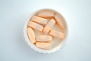 Orange pills