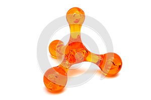 Orange plastic massager