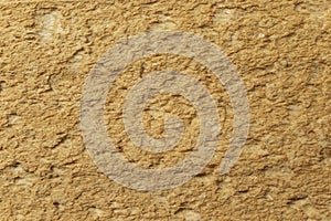 Orange  polyurethane foam harden structure abstract textured backdrop, close up