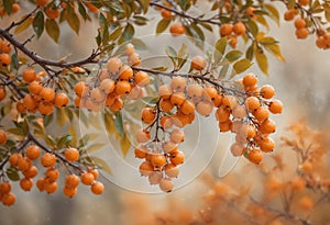 orange Pyracantha Saphyr berries