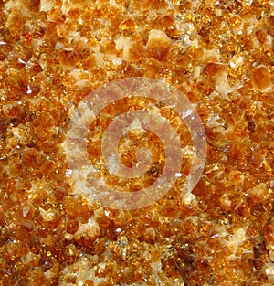 Orange quartz - citrine - a stone that brings good luck