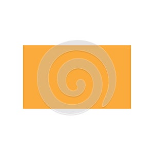 orange rectangle basic simple shapes, 2d shape symbol rectangle