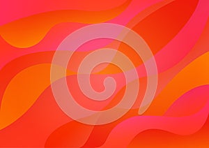 Orange red color abstract background