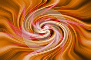 Orange and red twirl abstract background