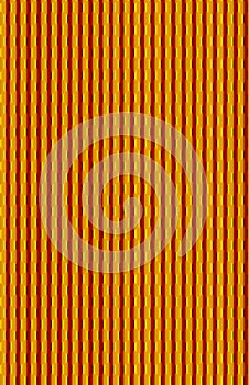 Orange and red vertical industrial looking pattern.