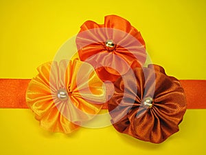 Orange ribbons