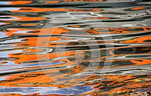 Orange ripples background