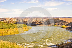 Orange River Namibia and South Africa border photo