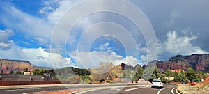 Orange rock formation in Sedona