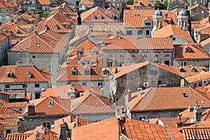 Orange rooftops in Dubrovnik, Croatia photo