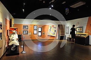The Orange Room At Singapore Philatelic Museum