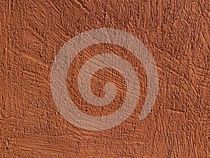 orange rough plaster wall background texture