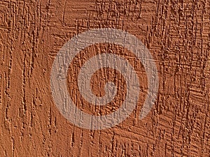 orange rough plaster wall background texture