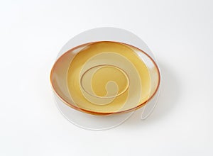 Orange saucer