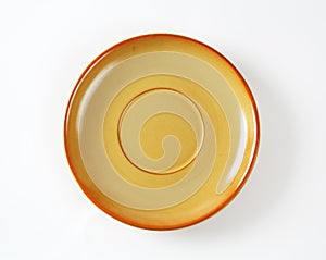 Orange saucer