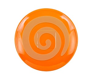 Orange saucer