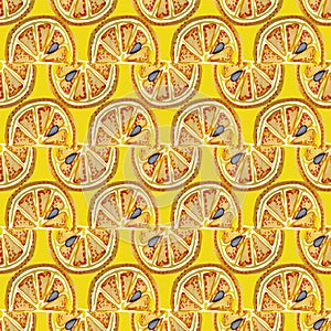 ORANGE SEAMLESS PATTERN REPEAT TILE