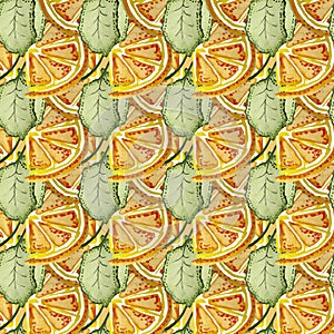 ORANGE SEAMLESS PATTERN REPEAT TILE