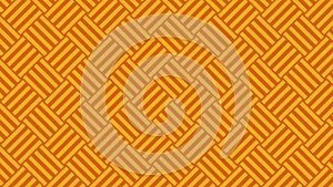 Orange Seamless Striped Geometric Pattern