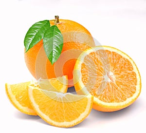 Orange with segments