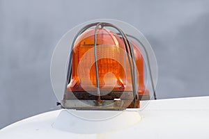 Orange siren signal lamp for warning