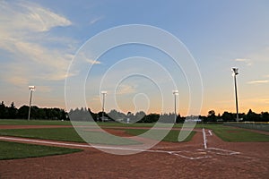 Orange Sky Ball Field
