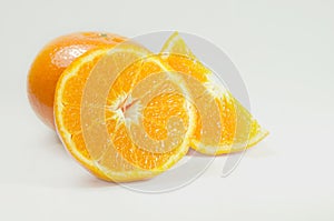 Orange slice isolated