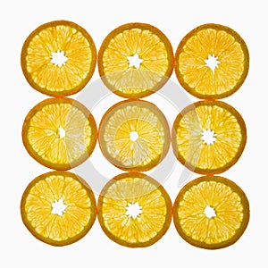 Orange slices.