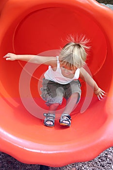 Orange slide