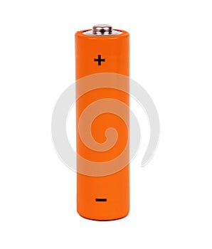 Orange small battery