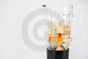 Orange smoothie fruits healthy