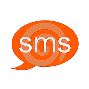 Orange SMS icon -