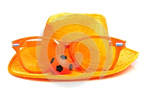 Orange soccer accessory