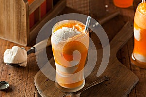 Orange Soda Creamsicle Ice Cream Float