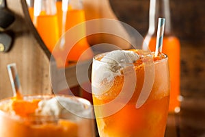 Orange Soda Creamsicle Ice Cream Float