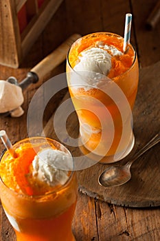 Orange Soda Creamsicle Ice Cream Float
