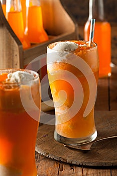 Orange Soda Creamsicle Ice Cream Float