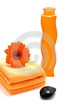 Orange spa accessory