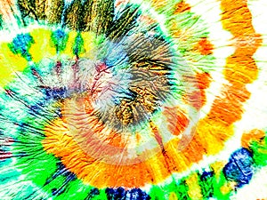 Orange Spiral Tie Dye Texture. Red Swirl Watercolor Painting. Purple Acrylic Paint. White Batik Brush Banner. Colorful Brush Paint