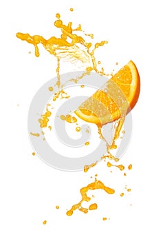 Orange splash