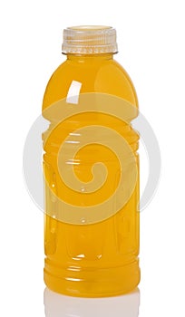 Orange Sport Drink In Bottle