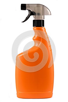 Orange spray bottle