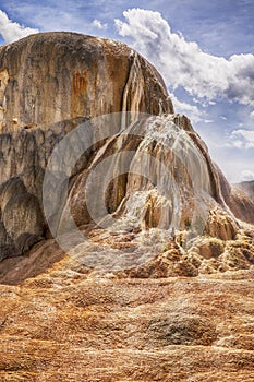 Orange Spring Mound In Yellowstone National Park